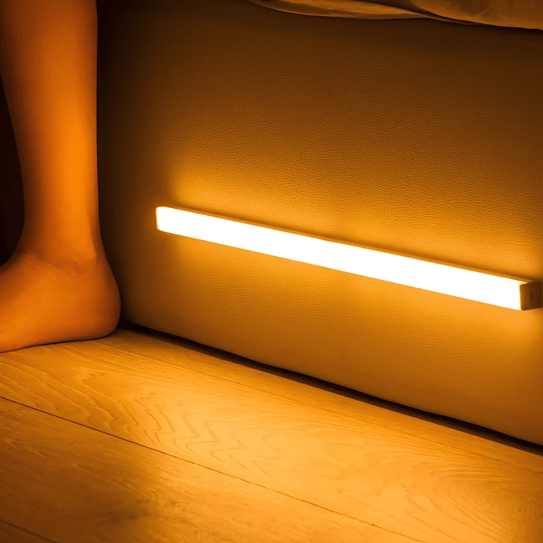 Auto-Activated LED Strip Light with Warm Ambient Lighting