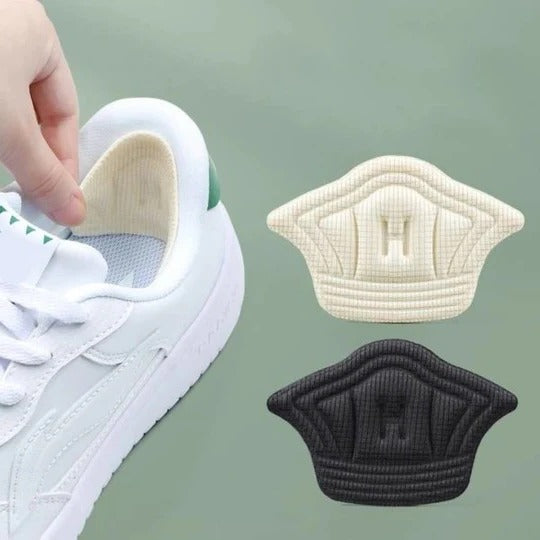 Cushioned Heel Grips with Non Slip Textured Surface and Sweat Resistant Foam