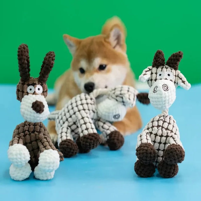 Iron Stitch Squeaky Beast and Eternal Predator Plush