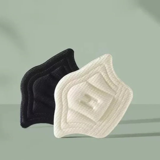 Cushioned Heel Grips with Non Slip Textured Surface and Sweat Resistant Foam