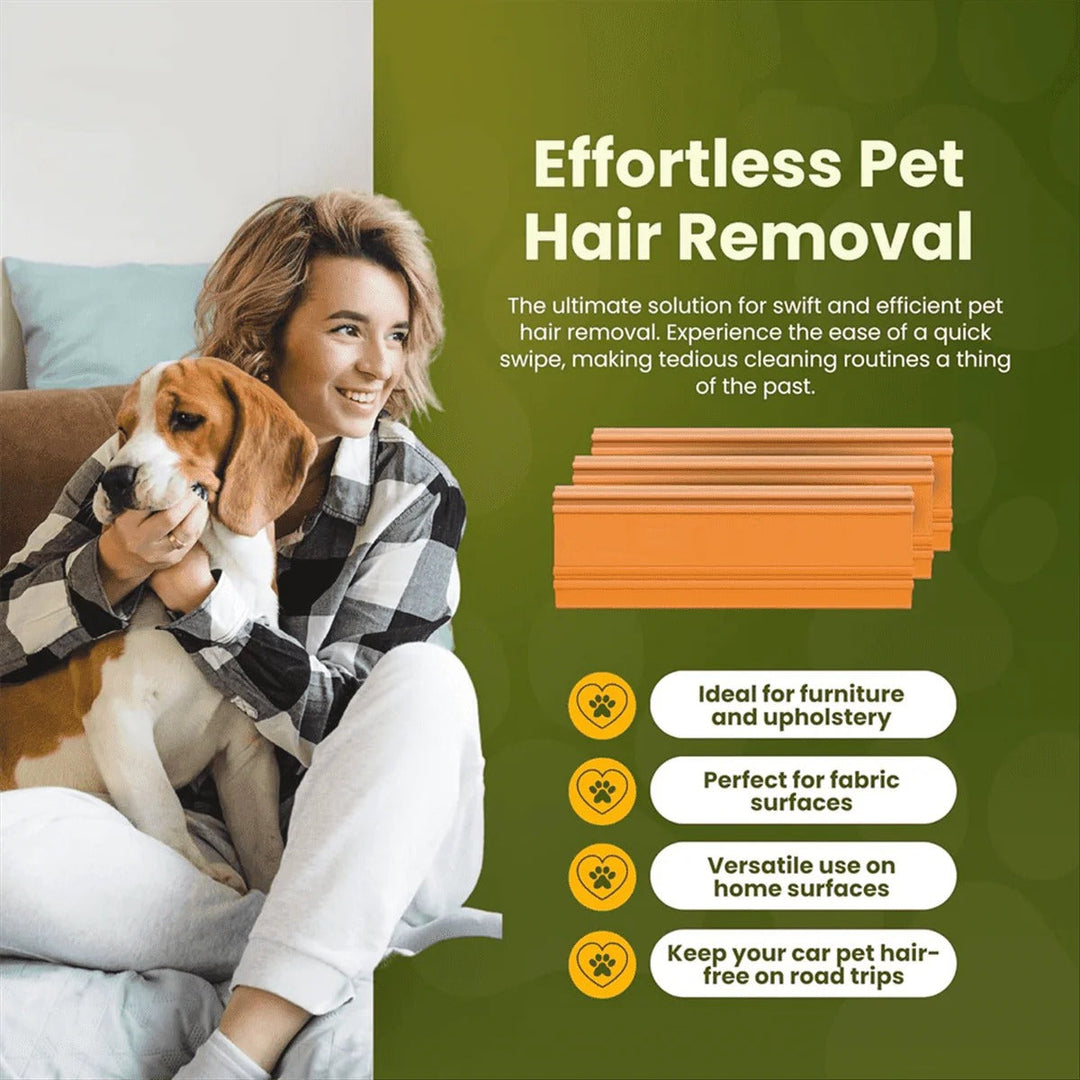 Pet Hair Removal Tool for Car Interiors and Furniture Upholstery