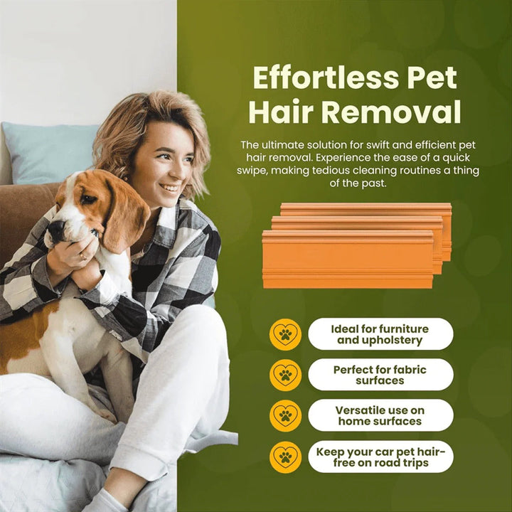 Pet Hair Removal Tool for Car Interiors and Furniture Upholstery