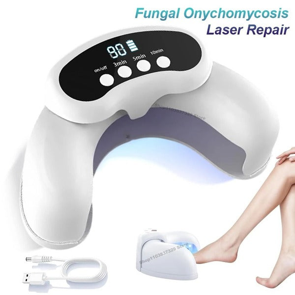 Laser Nail Therapy Device for Fungal Treatment on Toes and Fingers