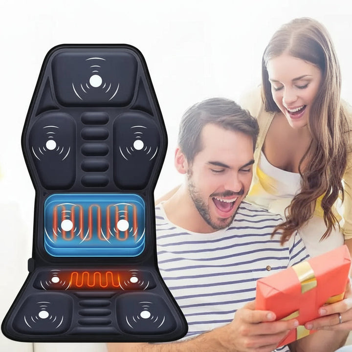 Heated Back Massager with Full Coverage Design