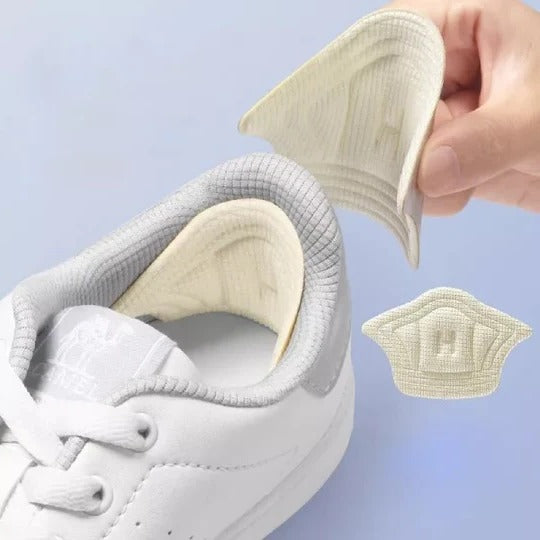 Cushioned Heel Grips with Non Slip Textured Surface and Sweat Resistant Foam