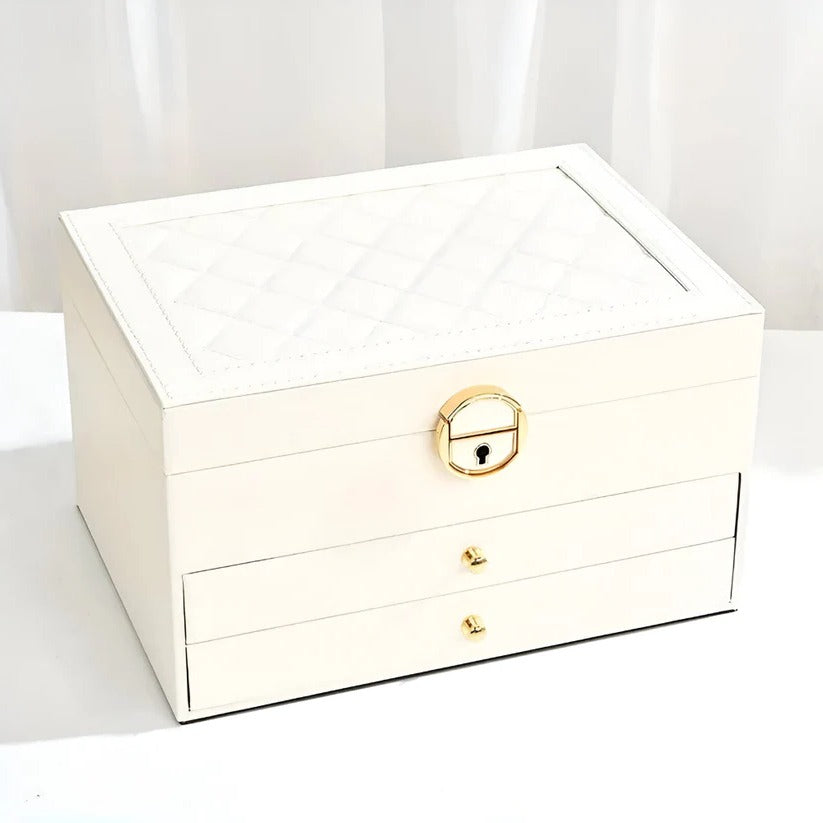 Multilayer jewellery Storage Organizer with Display Case Design