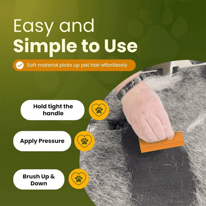 Pet Hair Removal Tool for Car Interiors and Furniture Upholstery