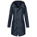 Lightweight Waterproof Rain Jacket for Women with Functional Design