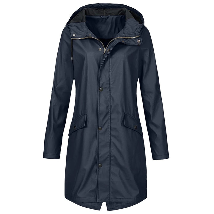 Lightweight Waterproof Rain Jacket for Women with Functional Design