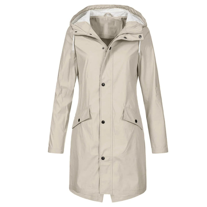Lightweight Waterproof Rain Jacket for Women with Functional Design
