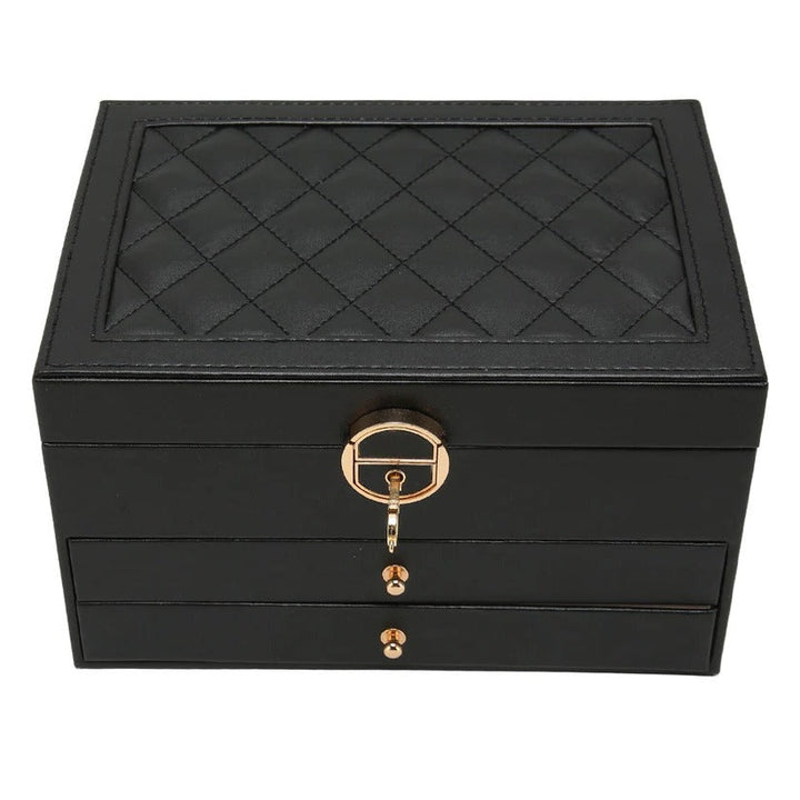 Multilayer jewellery Storage Organizer with Display Case Design