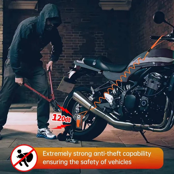 Motorcycle Anti Theft Disc Brake Lock with Motion Alarm