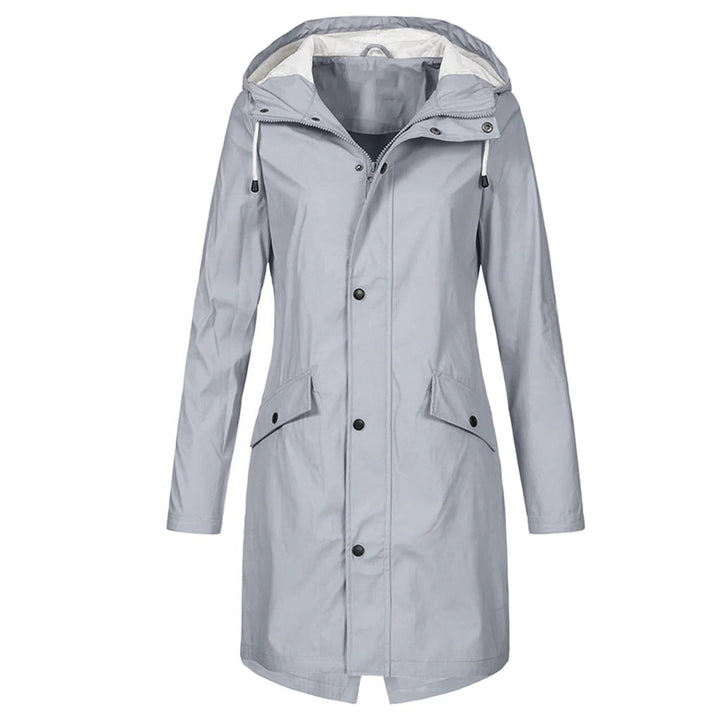 Lightweight Waterproof Rain Jacket for Women with Functional Design
