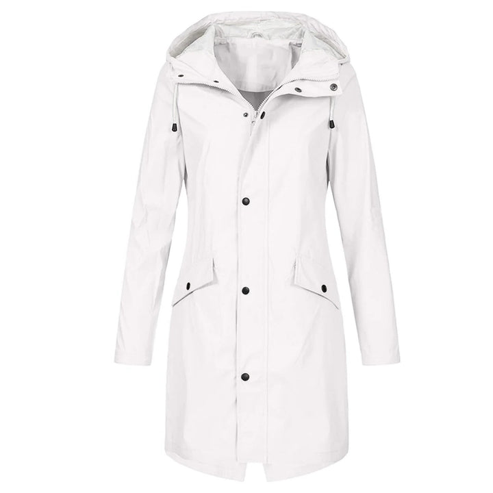Lightweight Waterproof Rain Jacket for Women with Functional Design