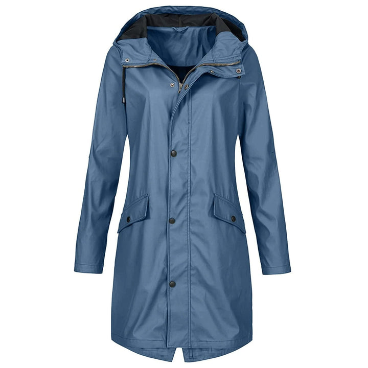 Lightweight Waterproof Rain Jacket for Women with Functional Design