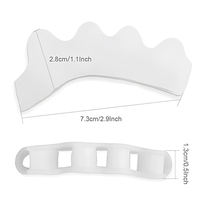 Gel Toe Separator Strap for Bunion Correction and Alignment, 1 Pair