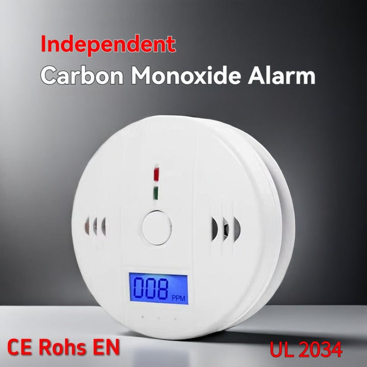 Dual Sensor CO and Smoke Detection Alarm for Bedroom and Kitchen Use