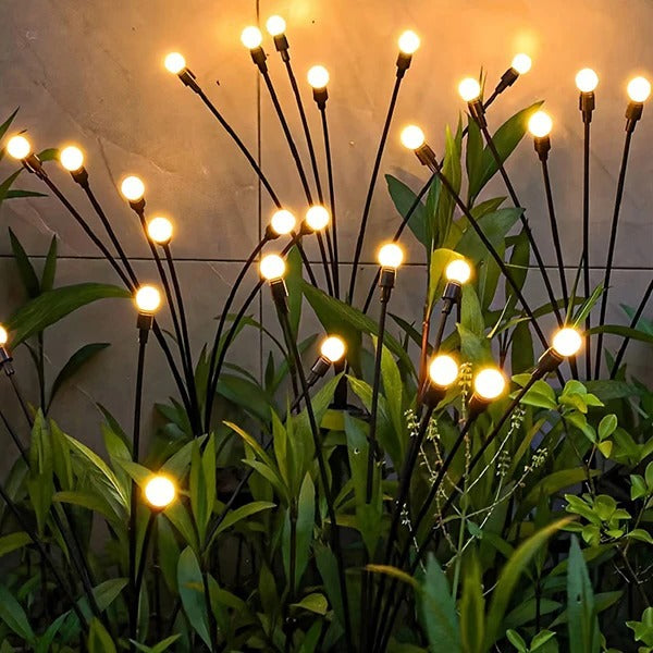 Sun-Powered Yard Glow and Twilight Pathway Beams