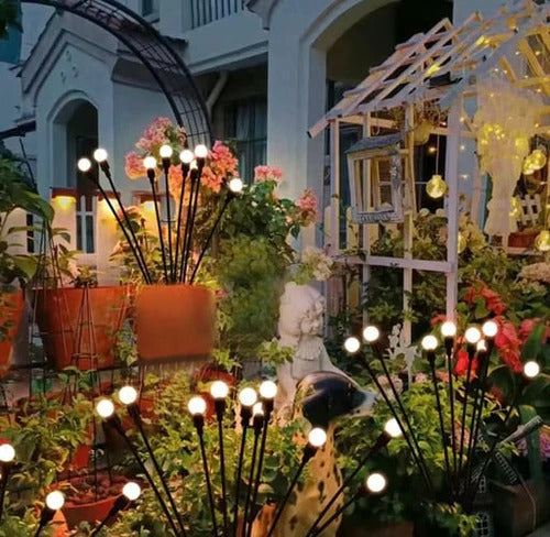 Sun-Powered Yard Glow and Twilight Pathway Beams