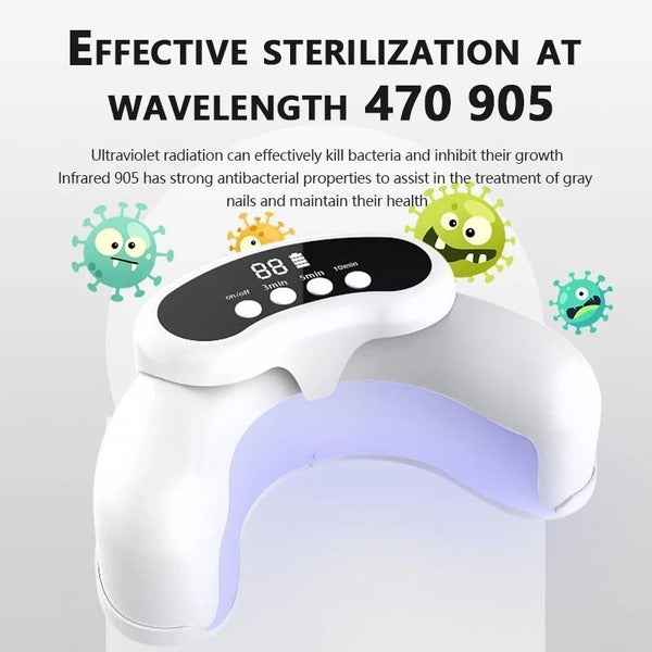 Laser Nail Therapy Device for Fungal Treatment on Toes and Fingers