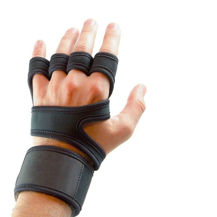 Fingerless Gloves with Open Back Design for Flexibility