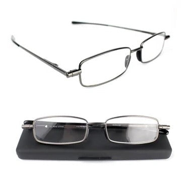 Compact Mens and Ladies Folding Reading Glasses