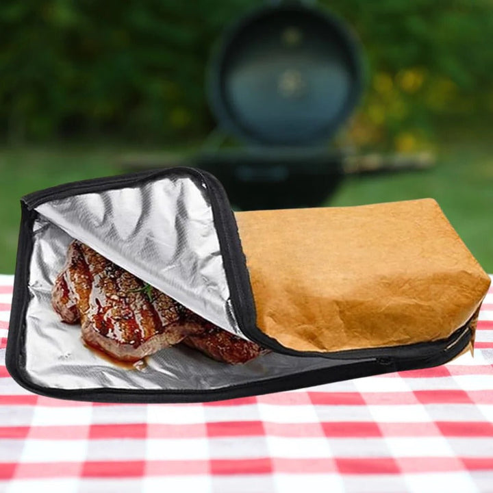 BBQ Meat Resting Blanket with Insulated Design and Carry Handle