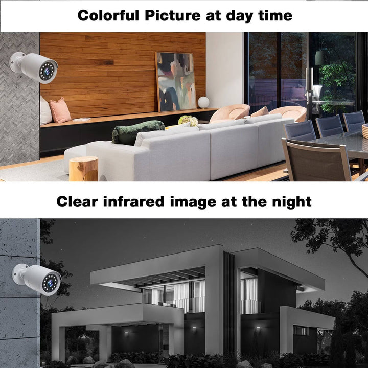Outdoor CCTV Security 8 Camera System for Home and Business Monitoring