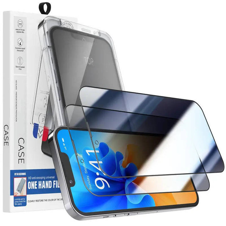 2 Pack Privacy Screen Protector Tempered Glass for Iphone 17,16,15,14,13,12