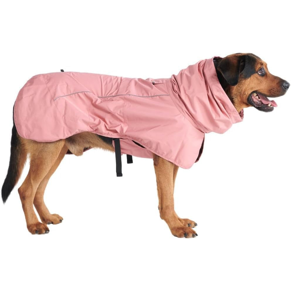 Dog Raincoat, Waterproof Rain Jacket, Reflective Full Body Coverage, Windproof and Breathable