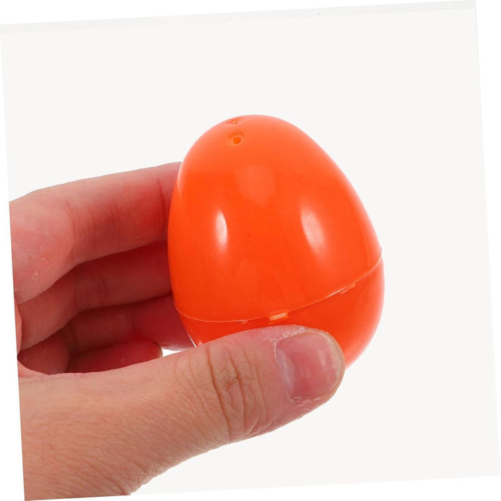 Clear Fillable Plastic Easter Eggs for Crafts and Decorating, Transparent DIY Easter Egg Ornaments for Easter Basket Fillers