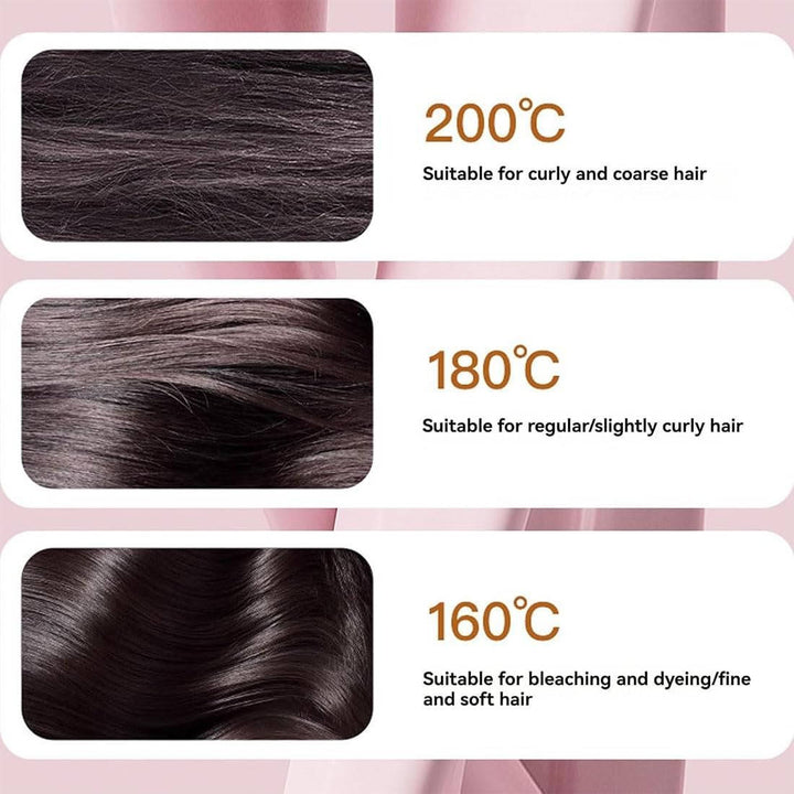 Portable Mini Wireless Hair Straightener Comb, Straightening Brush for Quick Touch Ups