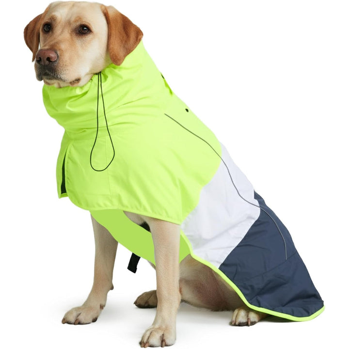 Dog Raincoat, Waterproof Rain Jacket, Reflective Full Body Coverage, Windproof and Breathable