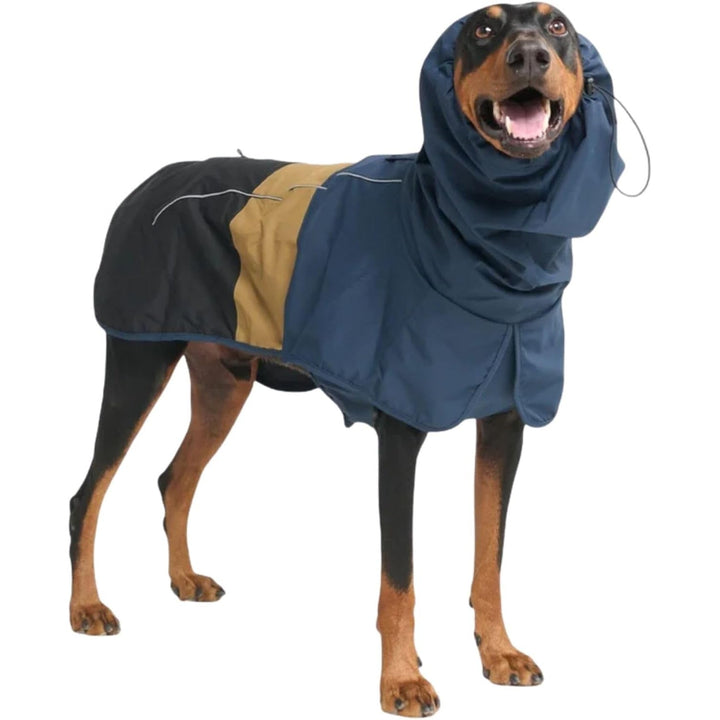 Dog Raincoat, Waterproof Rain Jacket, Reflective Full Body Coverage, Windproof and Breathable