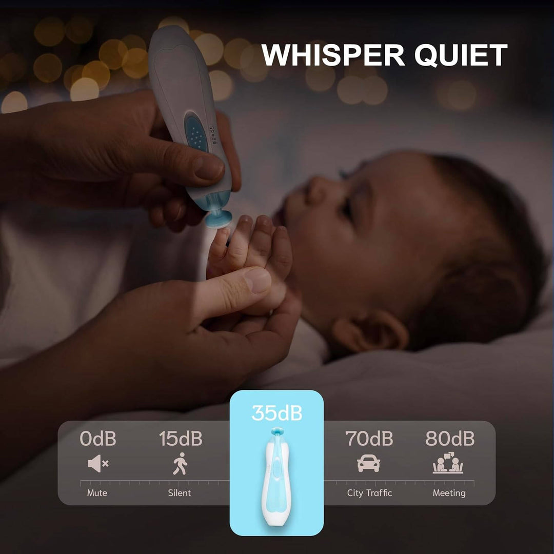 21 in 1 Baby Nail Trimmer for Newborns and Toddlers, Safe Electric Baby Nail File Kit