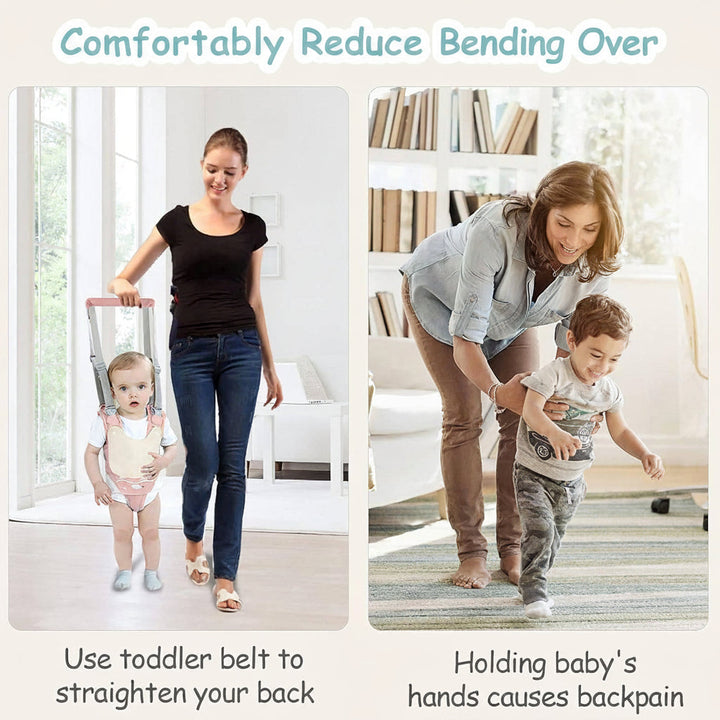 Baby Walking Harness, Adjustable Toddler Walker Assistant Belt with Detachable Crotch Support for 9 to 24 Months