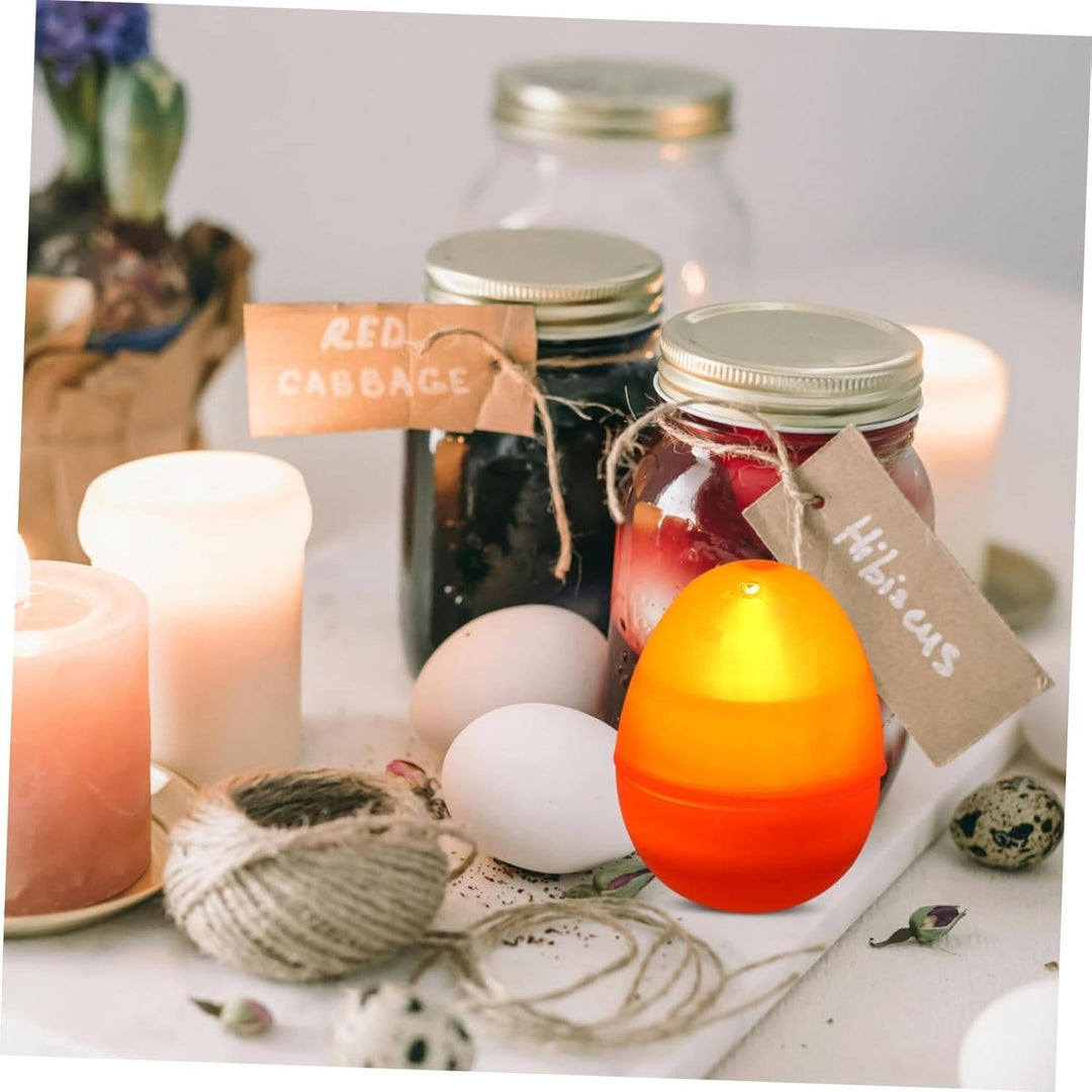 Clear Fillable Plastic Easter Eggs for Crafts and Decorating, Transparent DIY Easter Egg Ornaments for Easter Basket Fillers