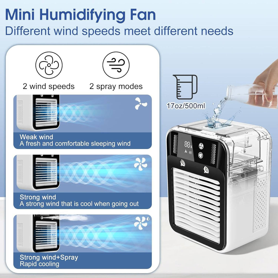 Personal Portable Air Cooler Fan for Bedroom