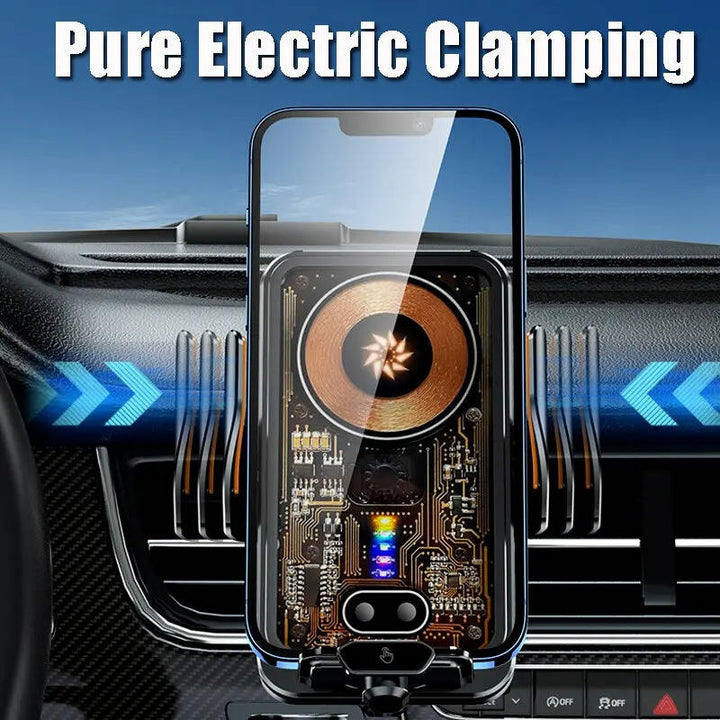 Wireless Car Charger Auto Clamping Phone Mount, Fast Charging, Air Vent, Iphone Samsung Galaxy