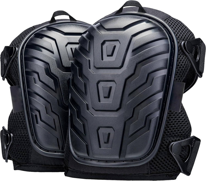 Professional Gel Knee Pads for Work, Heavy Duty Knee Pads with Soft Foam, Gel Cushion, Adjustable Straps for Construction