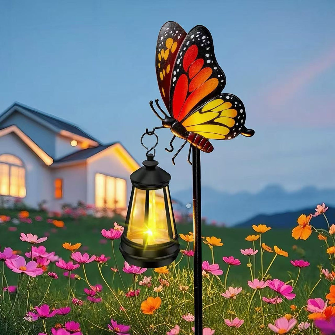 Solar Butterfly Garden Stakes, Waterproof Outdoor Garden Decor Lights for Yard, Patio, Porch and Lawn