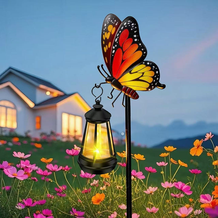 Solar Butterfly Garden Stakes, Waterproof Outdoor Garden Decor Lights for Yard, Patio, Porch and Lawn
