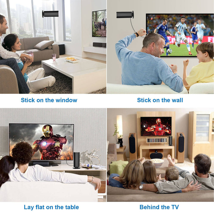 2026 TV Antenna for Smart TV, 5000 and more Miles Range Digital HD Indoor Outdoor Antenna with Amplifier Signal Booster, Waterproof Design