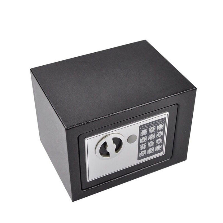 Fireproof Home Security Safe Box with Digital Keypad, Small Money Safe with Internal Sensor Light, Emergency Keys and Fireproof Bag