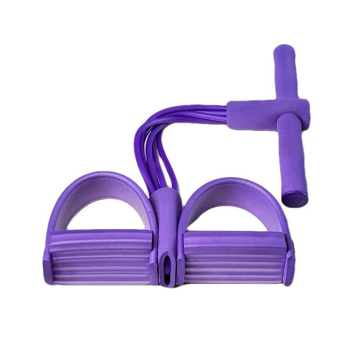 Adjustable Pedal Resistance Band, Pull Rope Exercise Equipment, Detachable Handles, Home Gym