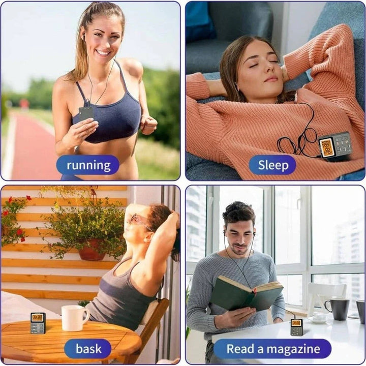 Pocket AM FM Radio with Best Reception, Battery Operated Portable Radio for Home, Travel and Emergency Use
