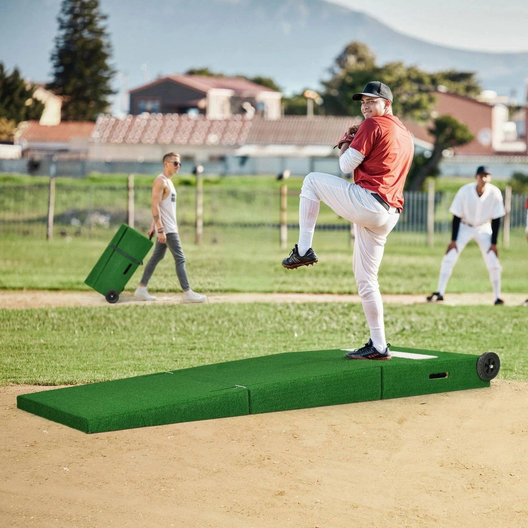 Portable Baseball Pitching Mound, Lightweight Portable Pitchers Mound for Baseball Practice and Training