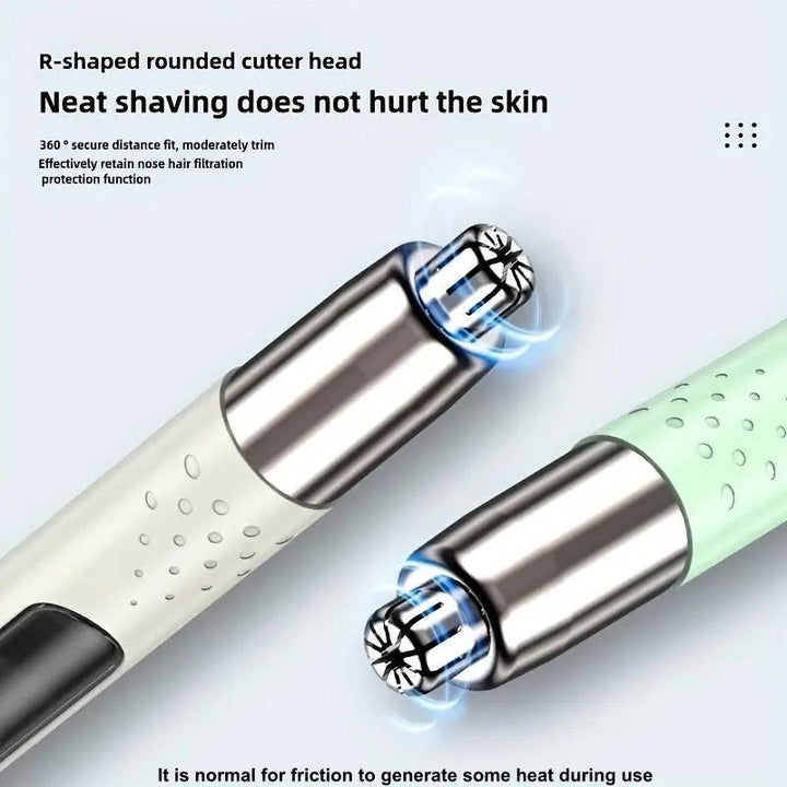 Professional Electric Nose Ear Hair Trimmer for Men and Women, Portable, USB Rechargeable, Compact