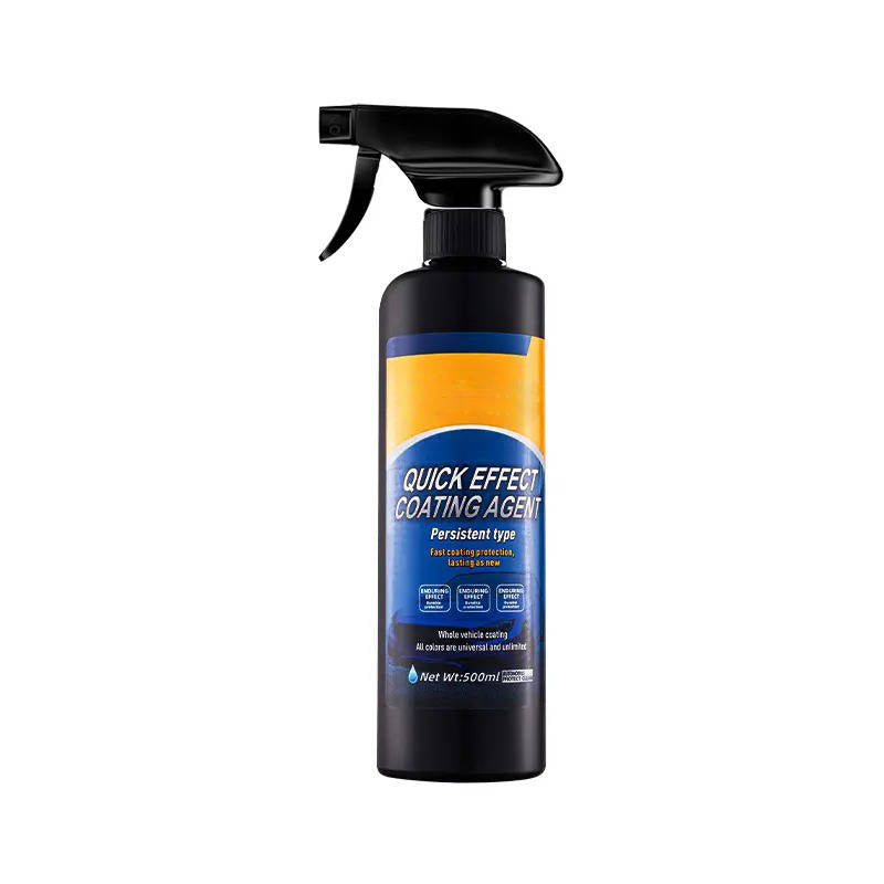 Quick Effect Ceramic Coating Agent, Advanced 3 in 1 Car Coating Spray with Hydrophobic Nano Protection and Mirror Shine, 16.9 oz