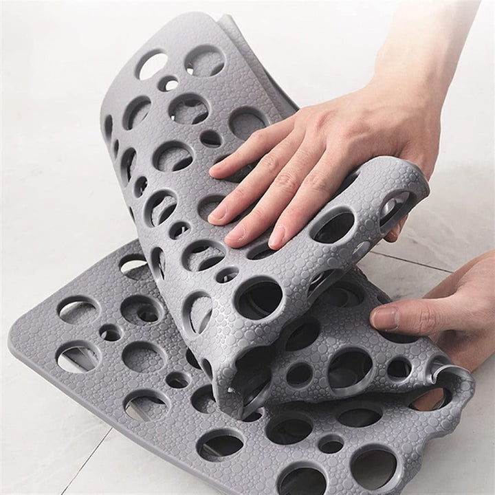 Textured Shower Mat with Bacterial Resistance and Non-Slip Grip